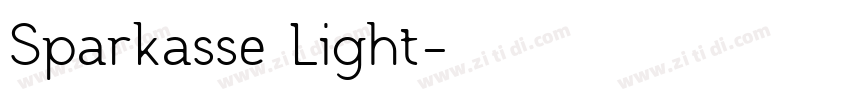 Sparkasse Light字体转换